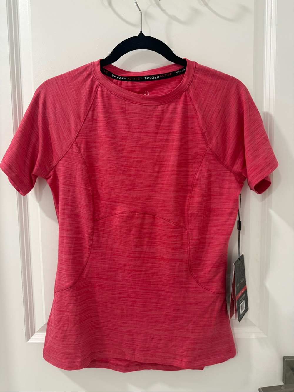 Women's Short Sleeve Performance Tee in Hot Pink